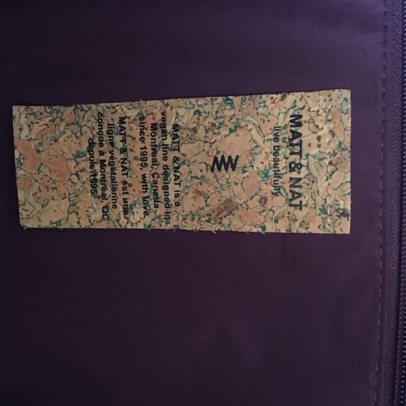 Mat and Nat Vegan Leather Briefcase - Picture 5 of 7